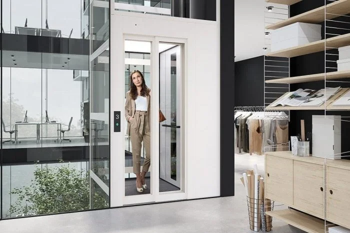 Villa Elevator with Automatic Doors otomatik kapılı villa asansörü